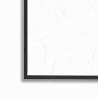 Ступел индустрии смели сини абстрактни геометрични форми кръгове квадрати Живопис черна рамка изкуство печат стена изкуство, дизайн от Елизабет Хейл