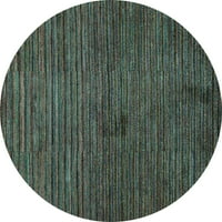 Ahgly компания на закрито кръг абстрактно светлосини килими от модерна зона, 7 'кръг