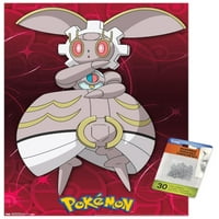 Pokémon - Magearna Tall Poster с бутални щифтове, 14.725 22.375