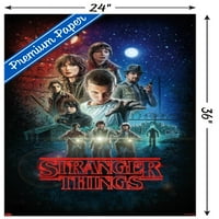 Netfli Stranger Things - Плакат за един лист стена, 24 36