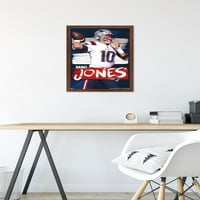 New England Patriots - Mac Jones Wall Poster, 14.725 22.375 рамка