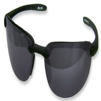 Слънчеви очила, матово черно с опушен обектив, изпълнение, възрастен, Унисекс