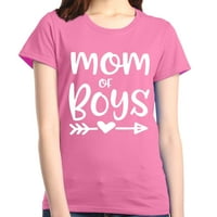 Shop4ever женска мама на момчета графична тениска Голяма азалия розово