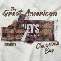 Страхотен американски шоколадов бар Hersheys суичър с качулка жени мъже Бриско марките s