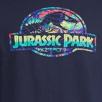Мъжки лого на Jurassic Park Графичен тройник с къси ръкави