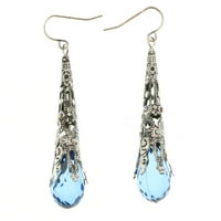 Mi amore dangle-earrings сребърен синьо