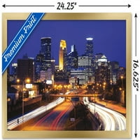 CityScapes - Minneapolis, Minnesota Stall Poster, 14.725 22.375