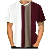 Тениска на плодове за мъжки тениска с къс ръкав отпечатана лятна кръгла шия топ тенденция ежедневна суичър ризи за мъже
