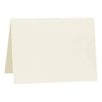 Сгъната Картонена Карта, Натурално Бяла, Пакет 1 2, 50