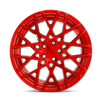R BLQ 19x8. 45et 66.56cb Candy Red Wheel