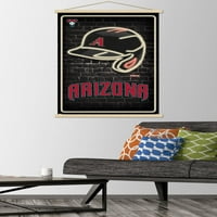 Аризона Даймъндбек - неонов плакат за стена с магнитна рамка, 22.375 34