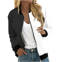 Виадха палто за жени модни цип с дълъг ръкав от zipper zipp string каузално палто кардиган