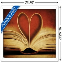 Tom Quartermaine - страници с книги в стена на стената на сърцето, 14.725 22.375