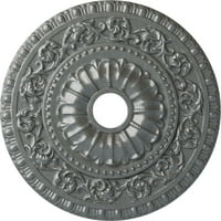 Екена Милуърк 1 2 од 1 2 ИД 1 8 п Вадуц таван медальон, Ръчно рисувана Платина