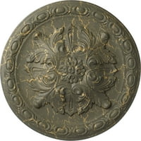 Екена Милуърк 3 4 од 3 8 п Стокпорт таван медальон, ръчно изрисуван Хамамелис пращене