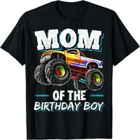 Мама на рождения ден момче чудовищно камион рожден ден тениска за подарък