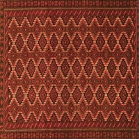 Ahgly Company Indoor Rectangle Persian Orange Traditional Area Rugs, 2 '3'