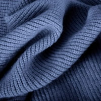 Жени ежедневни твърди плетене на разхлабени жилетка с дълги ръкави пуловери върхове hot6sl4885256