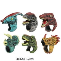 Детски динозавър пръстени Модел играчка готини динозаври пръстен за парти клуб c