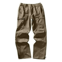 Товарни панталони за мъже Мъжки модни ежедневни много джобни закопчалки от цип мъжки товарни панталони на открито панталони панталони