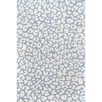 Nuloom Rorie Leopard Print Wool Area Rug, 5 '8', праскова