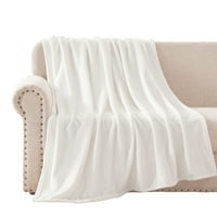 Exclusivo Mezcla Fleece Throding за одеяло за диван с диван, плюшени меки одеяла и хвърляния, леки и уютни-50 70