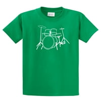 Младежки барабани с къс ръкав тениска барабан дизайн-kelly-il
