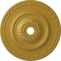 1 2 од 5 8 ИД 5 8 п слънчоглед таван медальон, ръчно рисувани преливащи се Злато