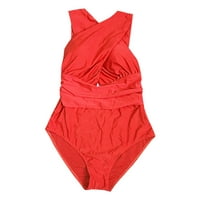 U Summer Women's Print Split Swimsuit Fashion Swimwear Beachwear Bikini