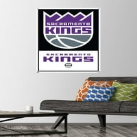 Сакраменто Кингс-лого плакат за стена с пушките, 22.375 34