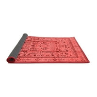 Ahgly Company Indoor Rectangle Oriental Red Industrial Area Rugs, 8 '10'